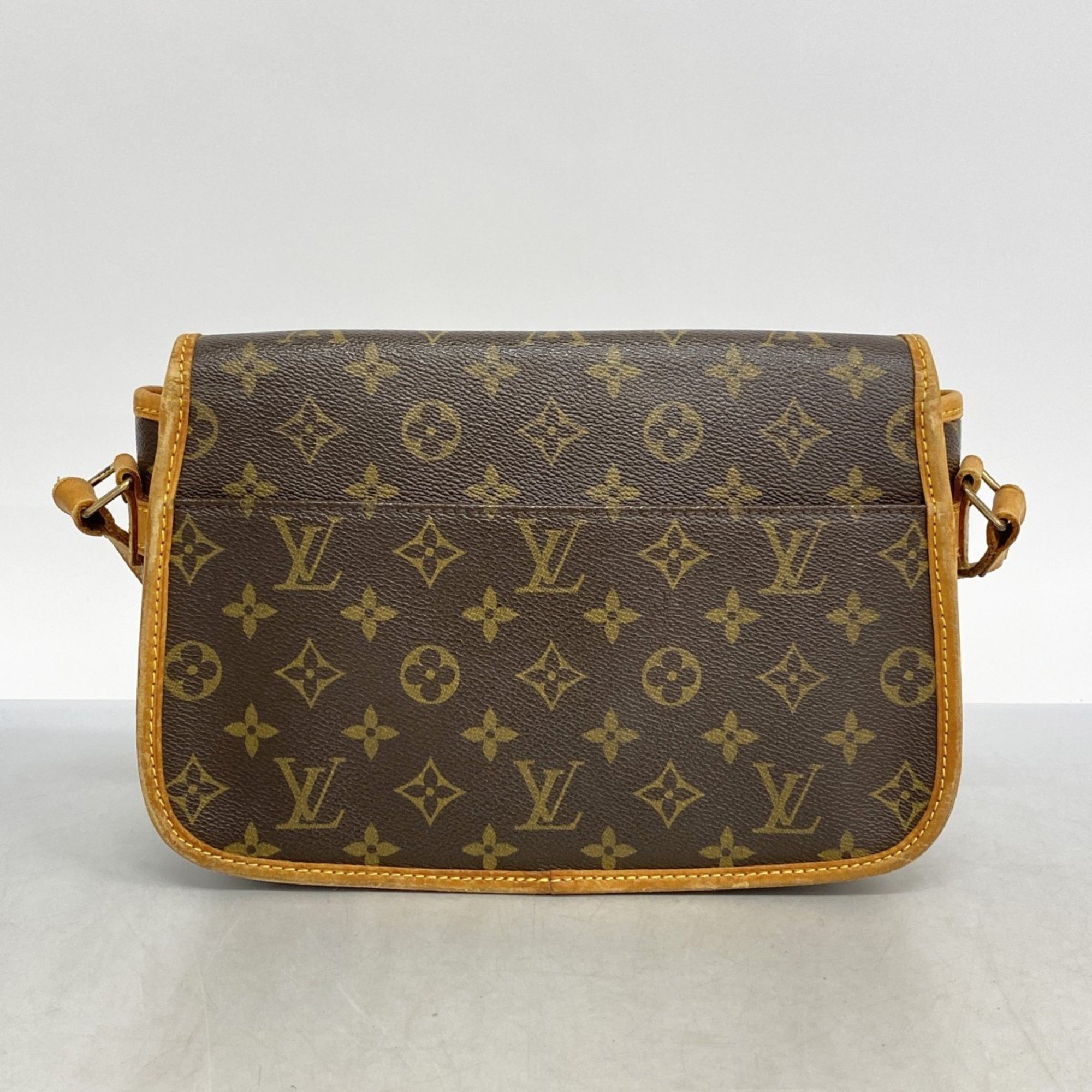 Louis Vuitton Shoulder Bag Monogram Sologne M42250 Brown Ladies