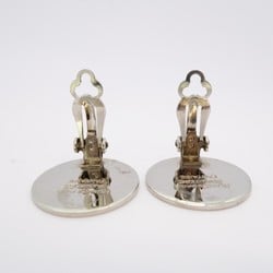 Hermes Earrings Serie Metal Silver Ladies