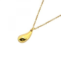 Tiffany Necklace Teardrop K18YG Yellow Gold Ladies