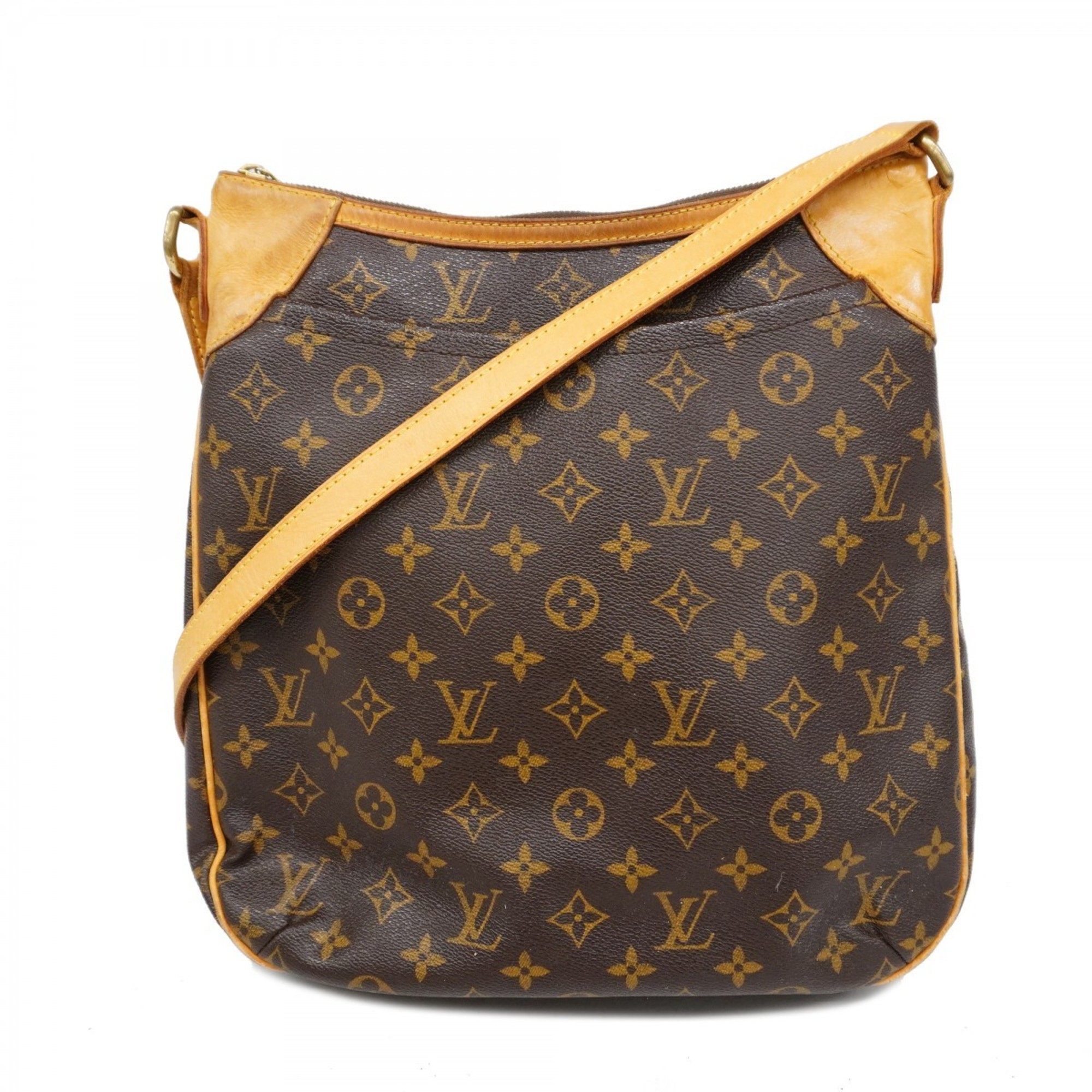 Louis Vuitton Shoulder Bag Monogram Odeon MM M56389 Brown Women's