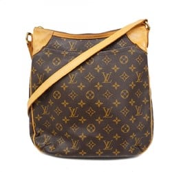 Louis Vuitton Shoulder Bag Monogram Odeon MM M56389 Brown Women's