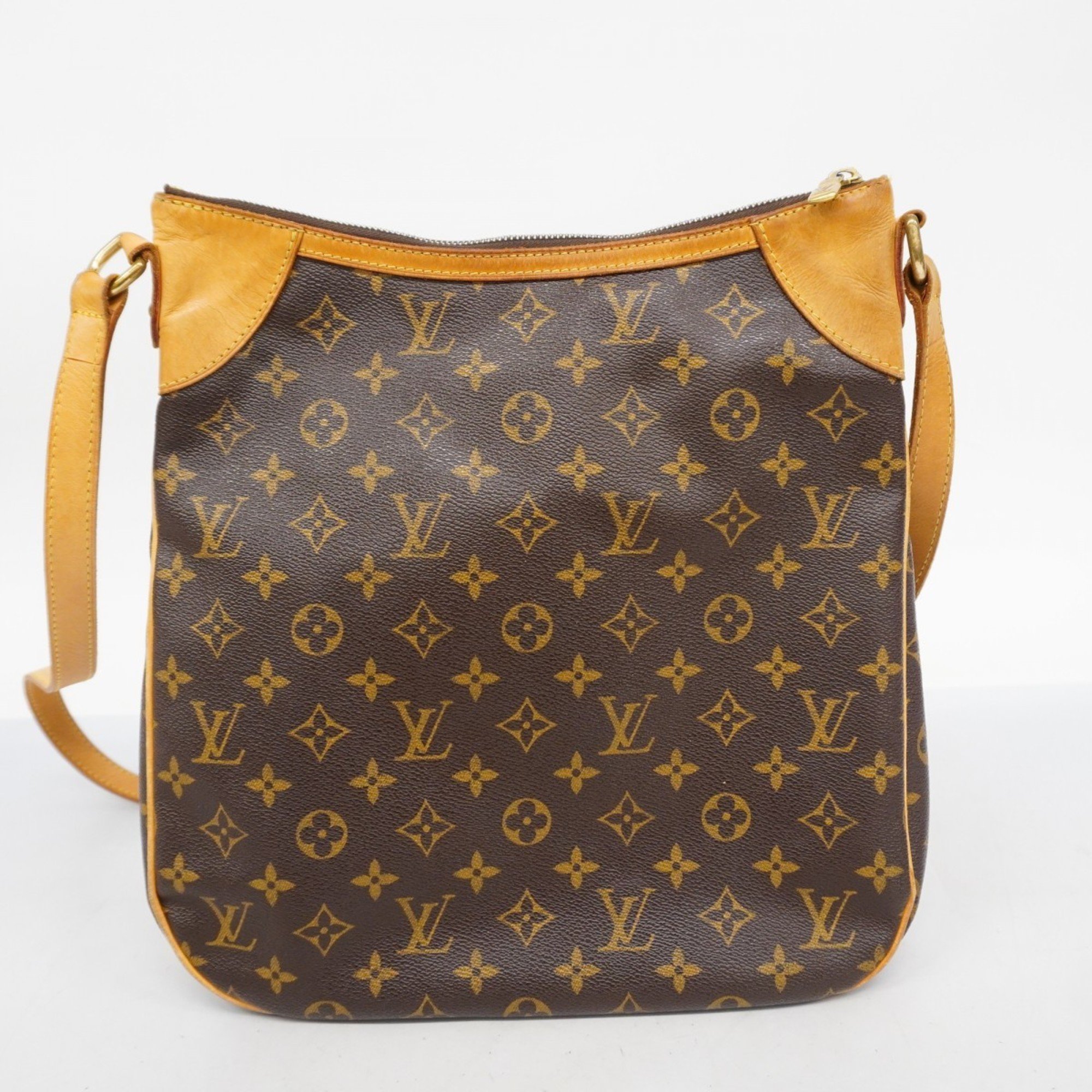 Louis Vuitton Shoulder Bag Monogram Odeon MM M56389 Brown Women's