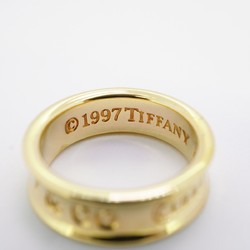 Tiffany Ring Narrow K18YG Yellow Gold Size 10 Ladies