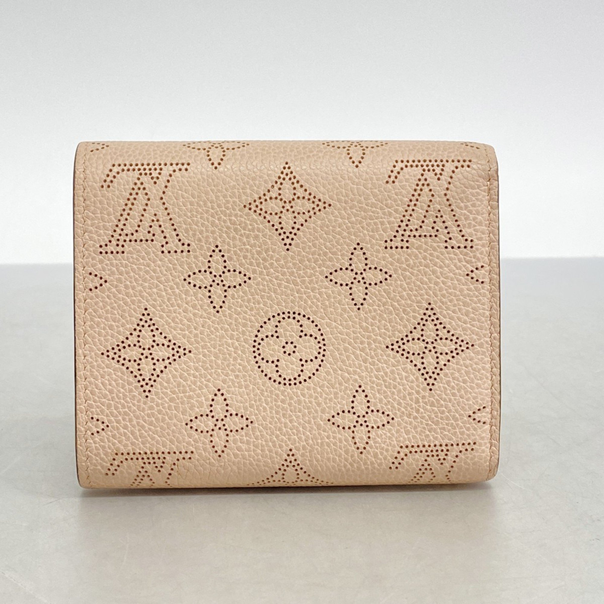 Louis Vuitton Wallet Mahina Portefeuille Iris Compact M82757 Rose Jasmine Ladies