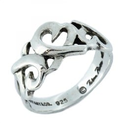 Tiffany Ring Loving Heart Silver 925 Size 9 Ladies