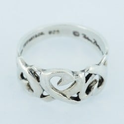 Tiffany Ring Loving Heart Silver 925 Size 9 Ladies