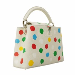 Louis Vuitton Handbag Capucines BB M21637 White Yayoi Kusama Ladies