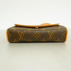 Louis Vuitton Waist Bag Monogram Pochette Florentine M51855 Brown Women's