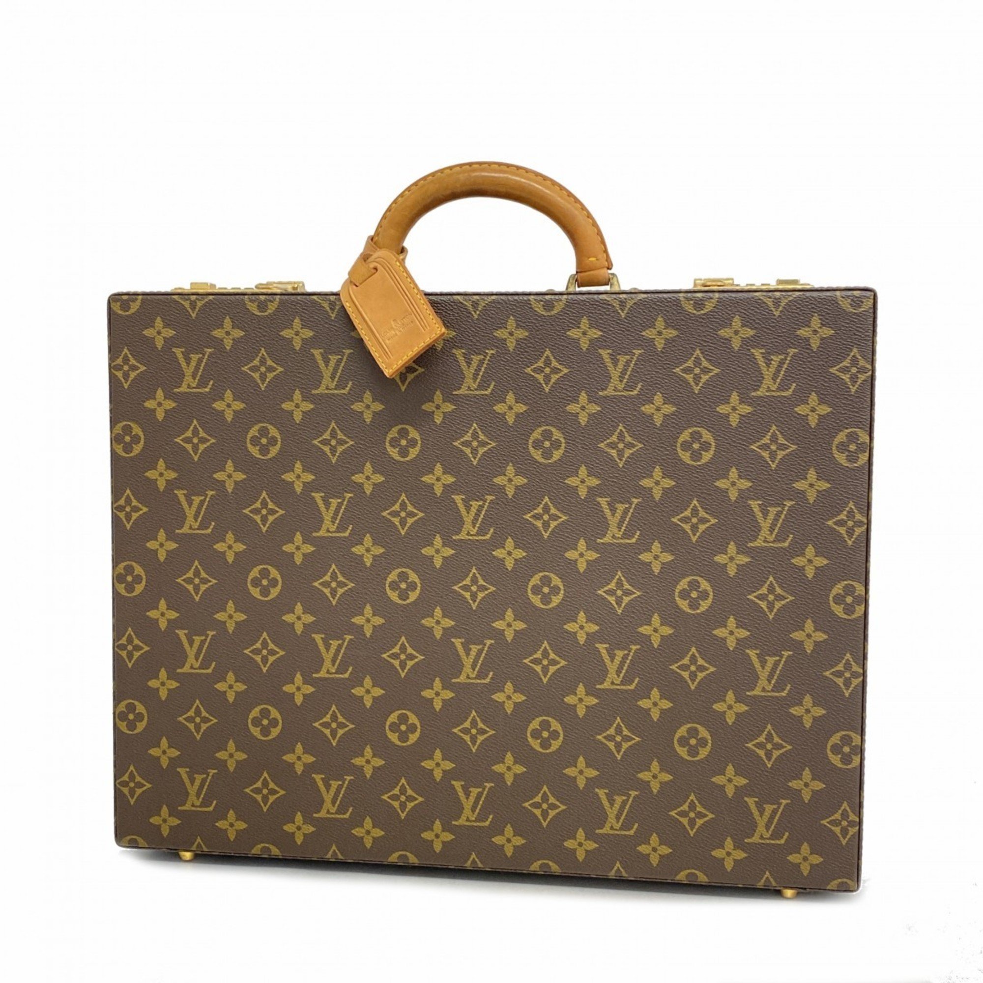 Louis Vuitton Attache Case Monogram Crusher M53124 Brown Men's Women's