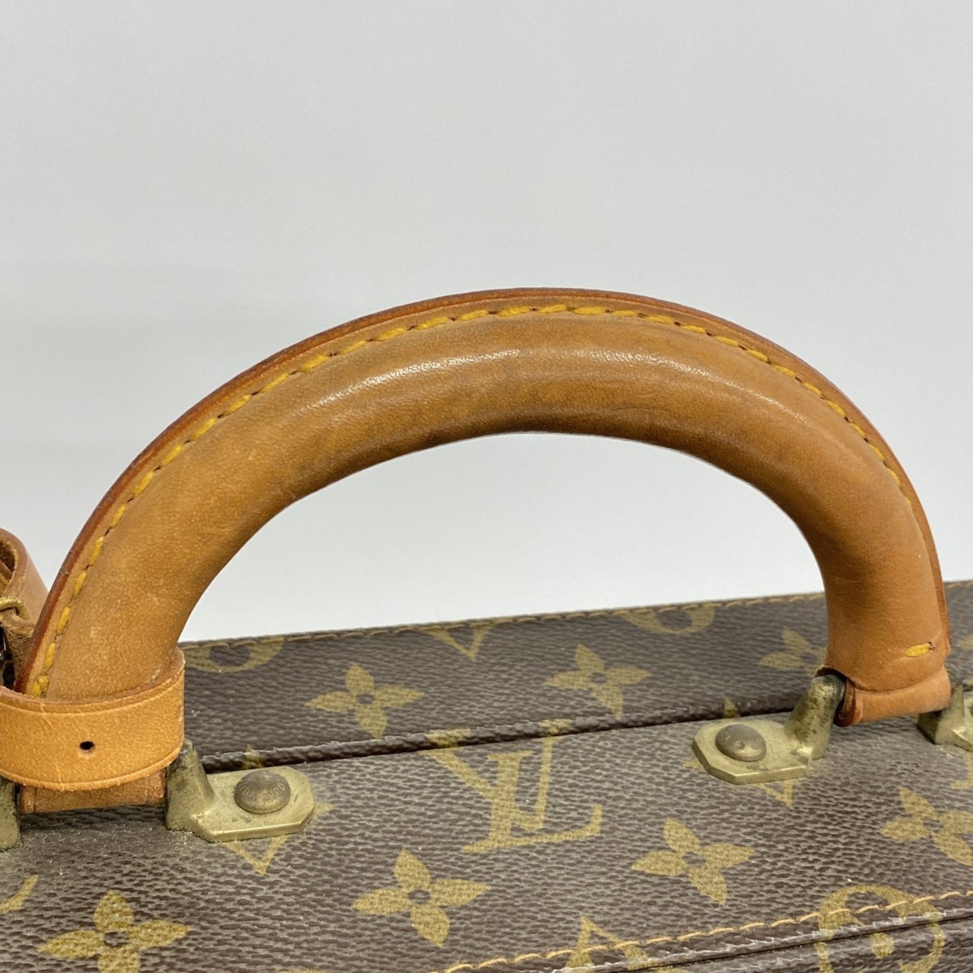 Louis Vuitton Attache Case Monogram Crusher M53124 Brown Men's Women's