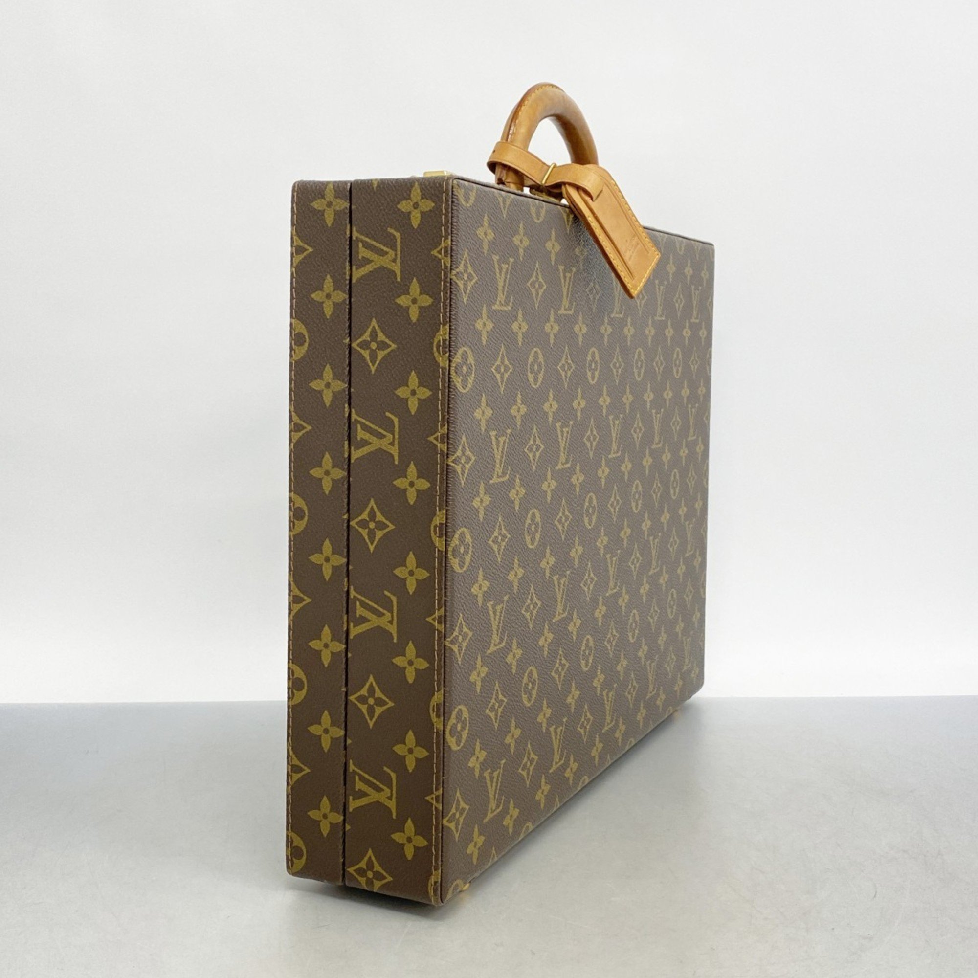 Louis Vuitton Attache Case Monogram Crusher M53124 Brown Men's Women's