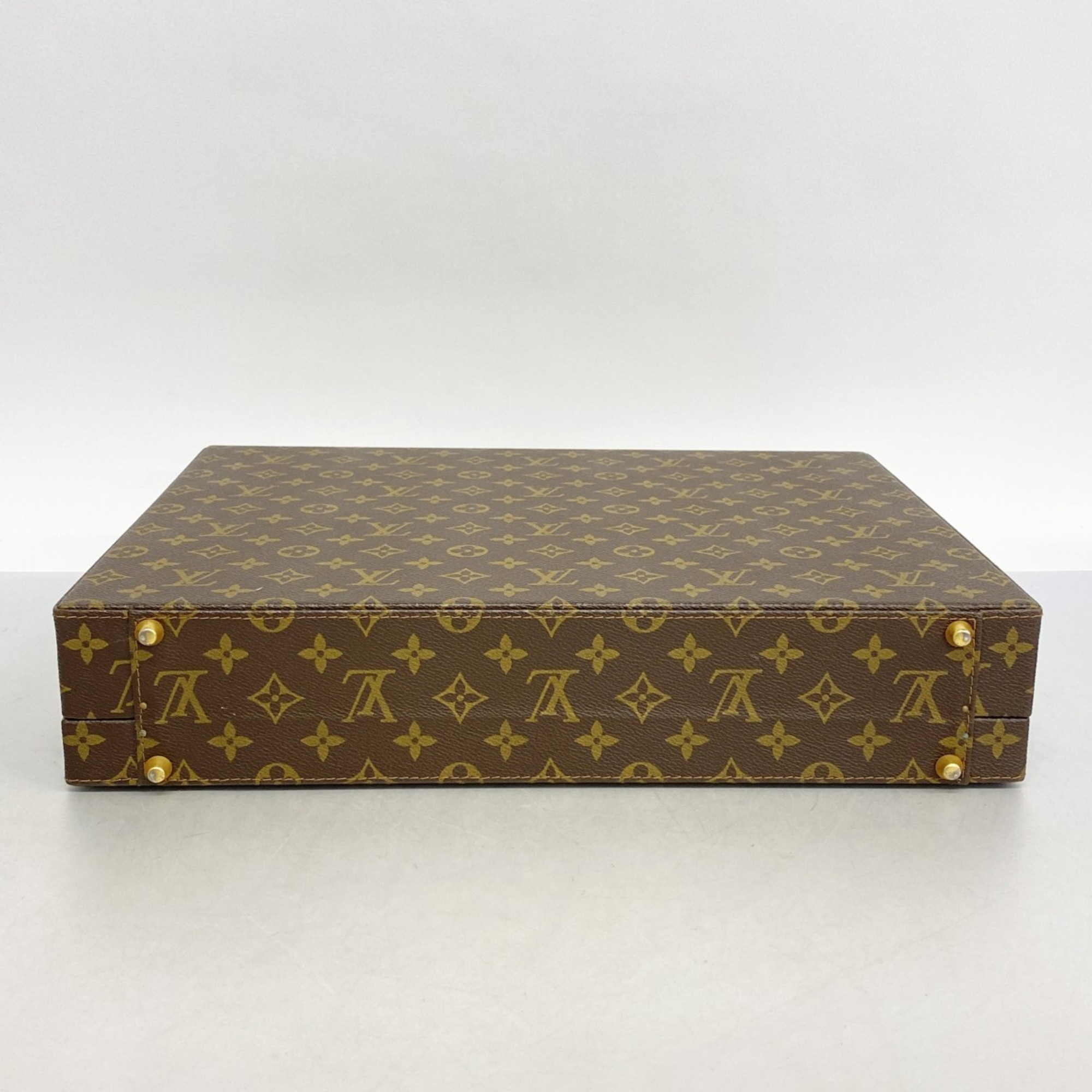 Louis Vuitton Attache Case Monogram Crusher M53124 Brown Men's Women's