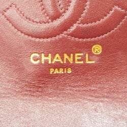 Chanel Shoulder Bag Matelasse Lambskin Navy Women's