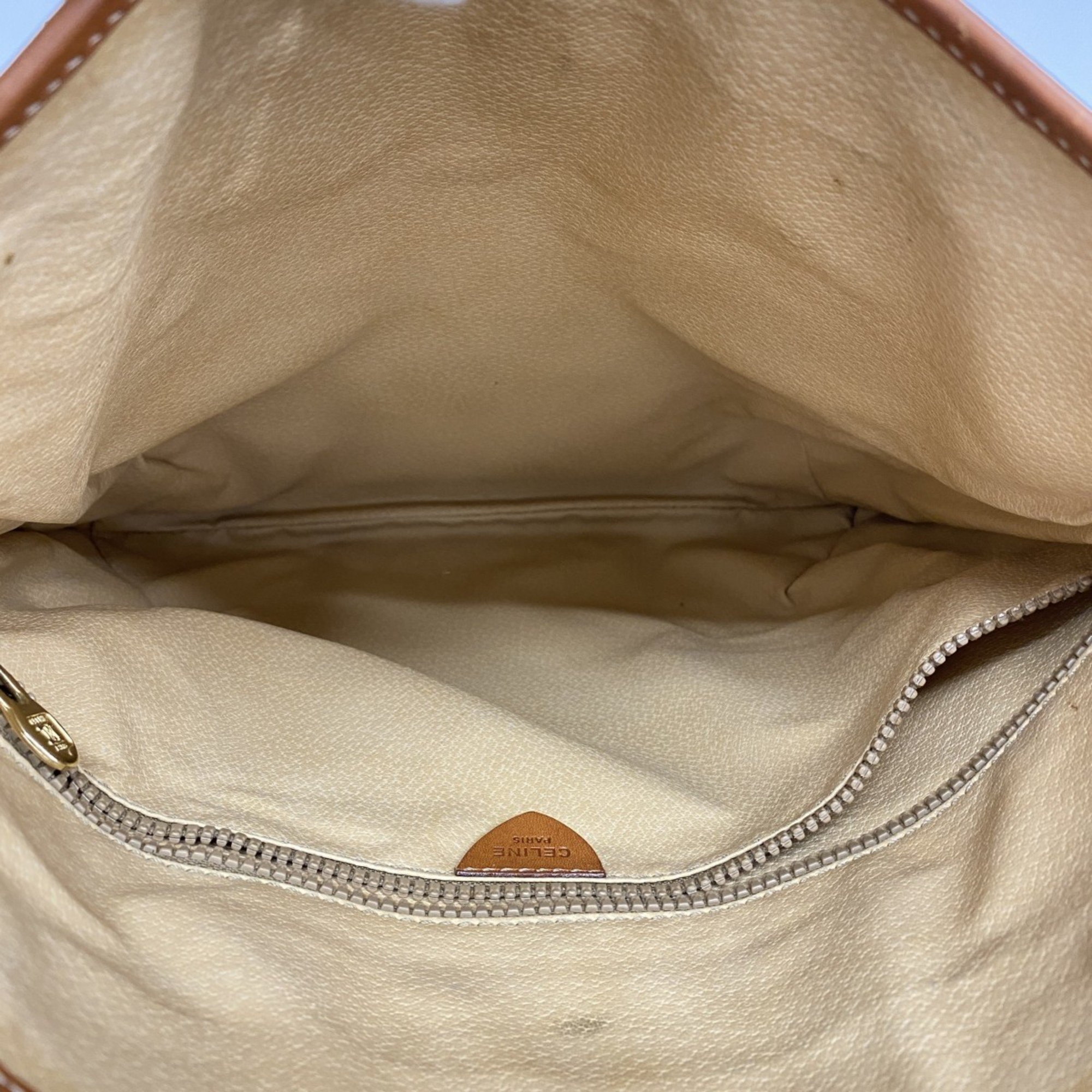 Celine Tote Bag Macadam Brown Women's