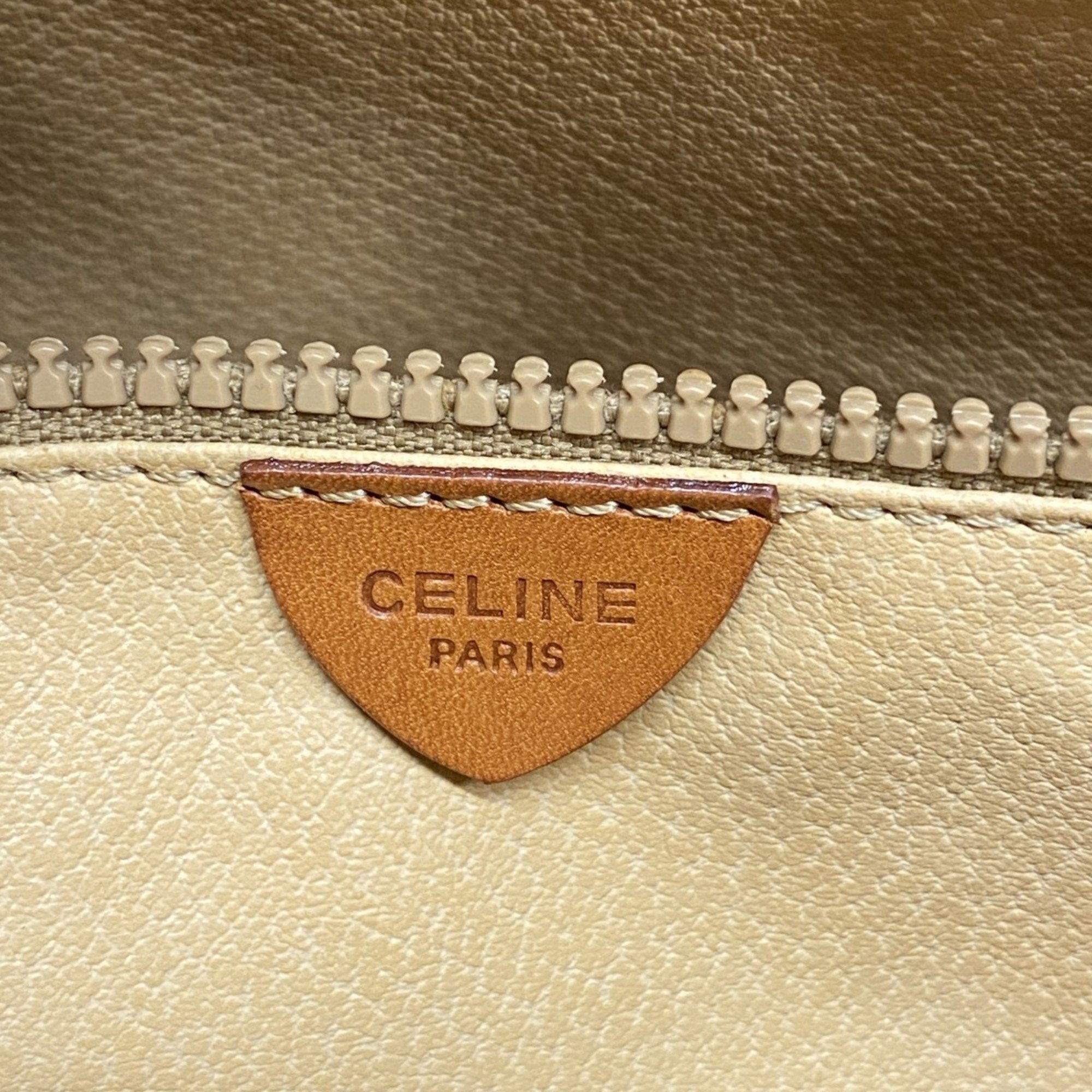 Celine Tote Bag Macadam Brown Women's