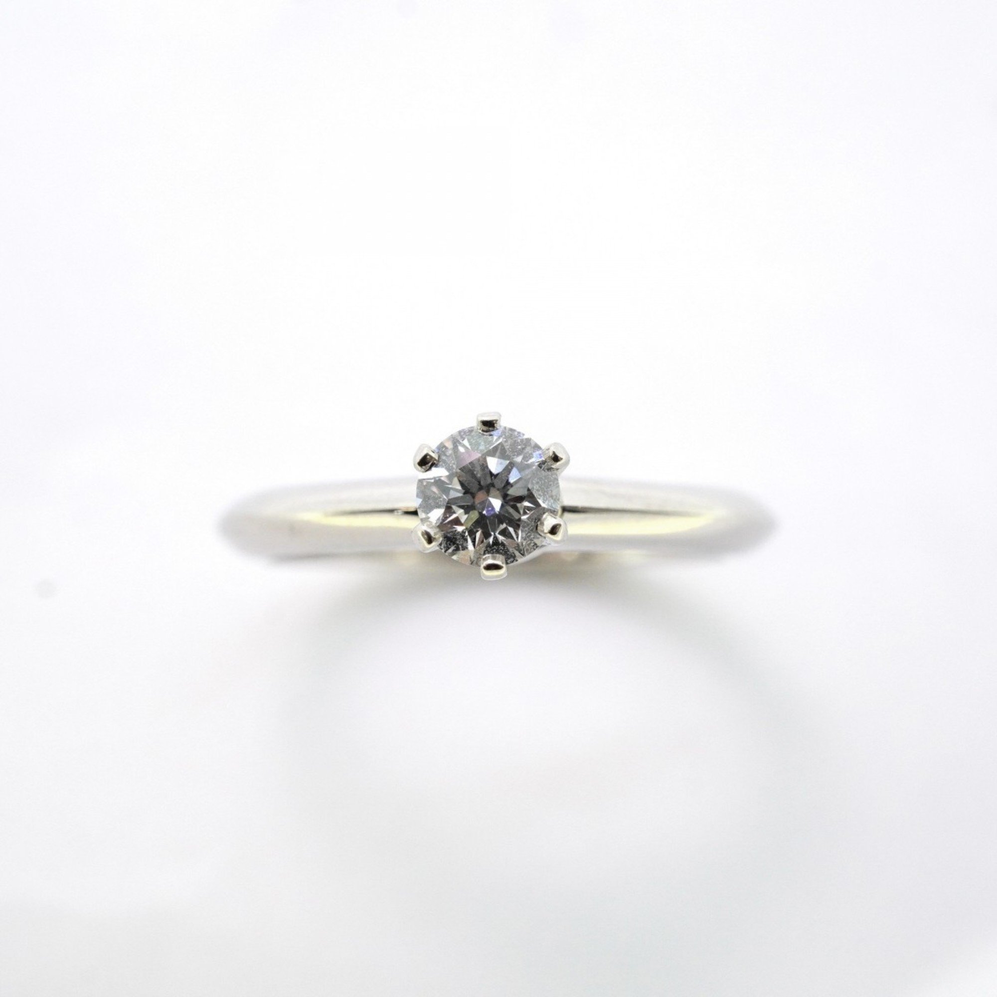 Tiffany ring solitaire 1PD diamond Pt950 platinum size 6 ladies