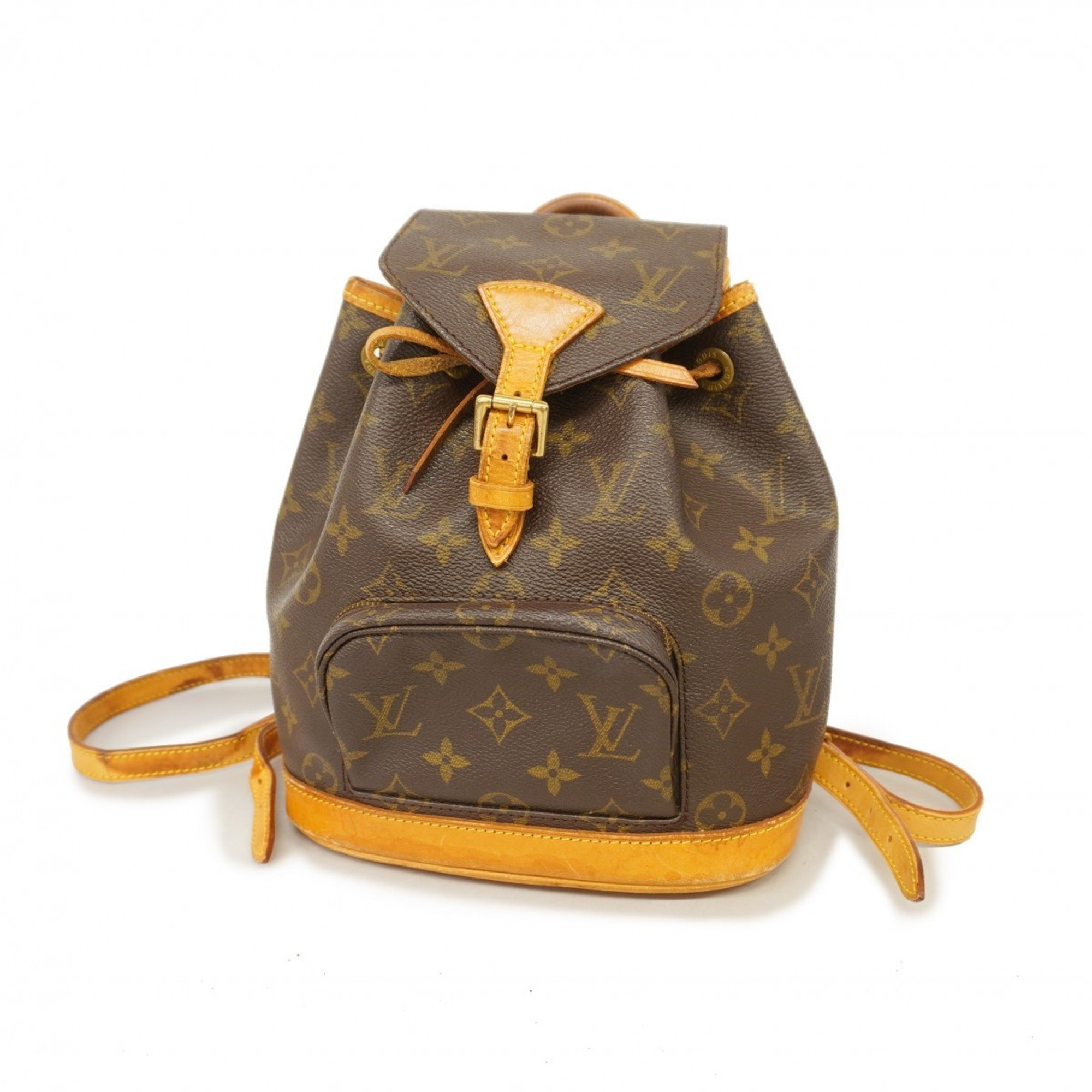 Louis Vuitton Backpack Daypack Monogram Montsouris M51137 Brown Women's