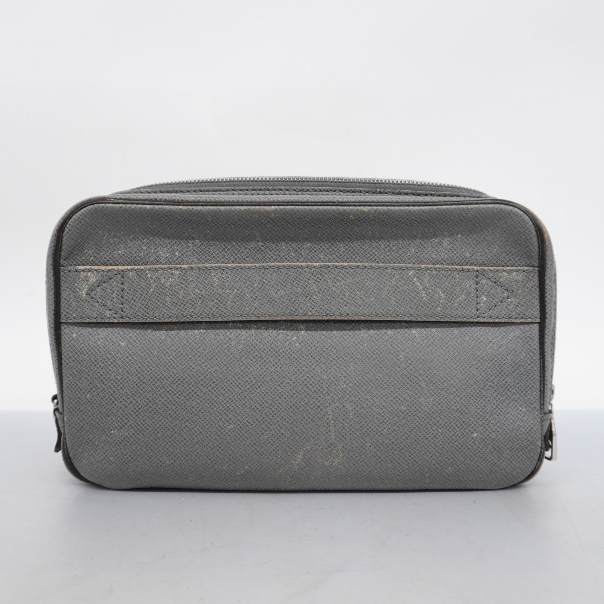 Louis Vuitton Clutch Bag Taiga Neopavel M32684 Glacier Men's