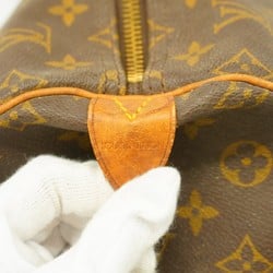 Louis Vuitton Boston Bag Monogram Keepall 55 M41424 Brown Men's Women's