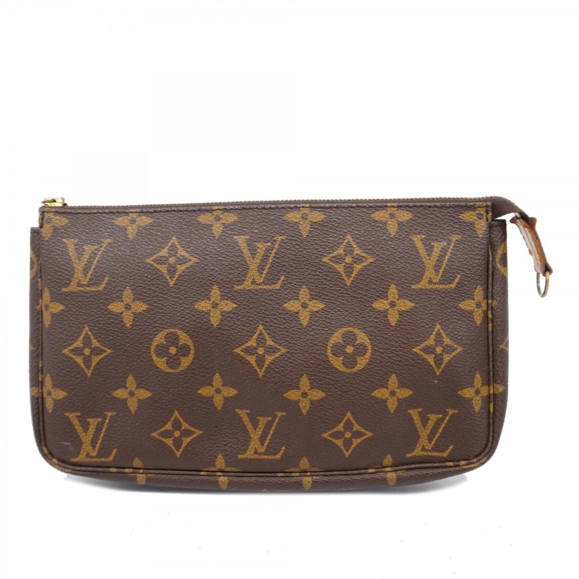 Louis Vuitton Pouch Monogram Pochette Accessoires M51980 Brown Women's