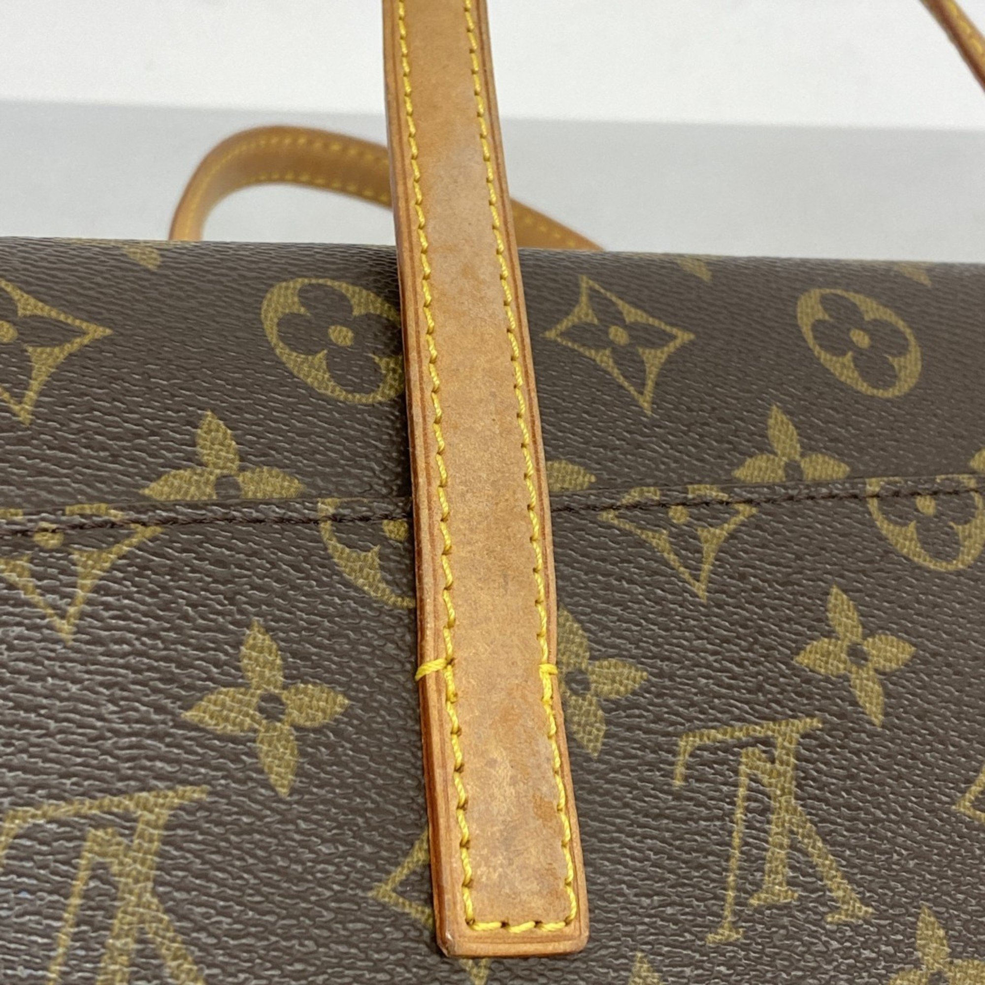 Louis Vuitton Handbag Monogram Sonatine M51902 Brown Ladies