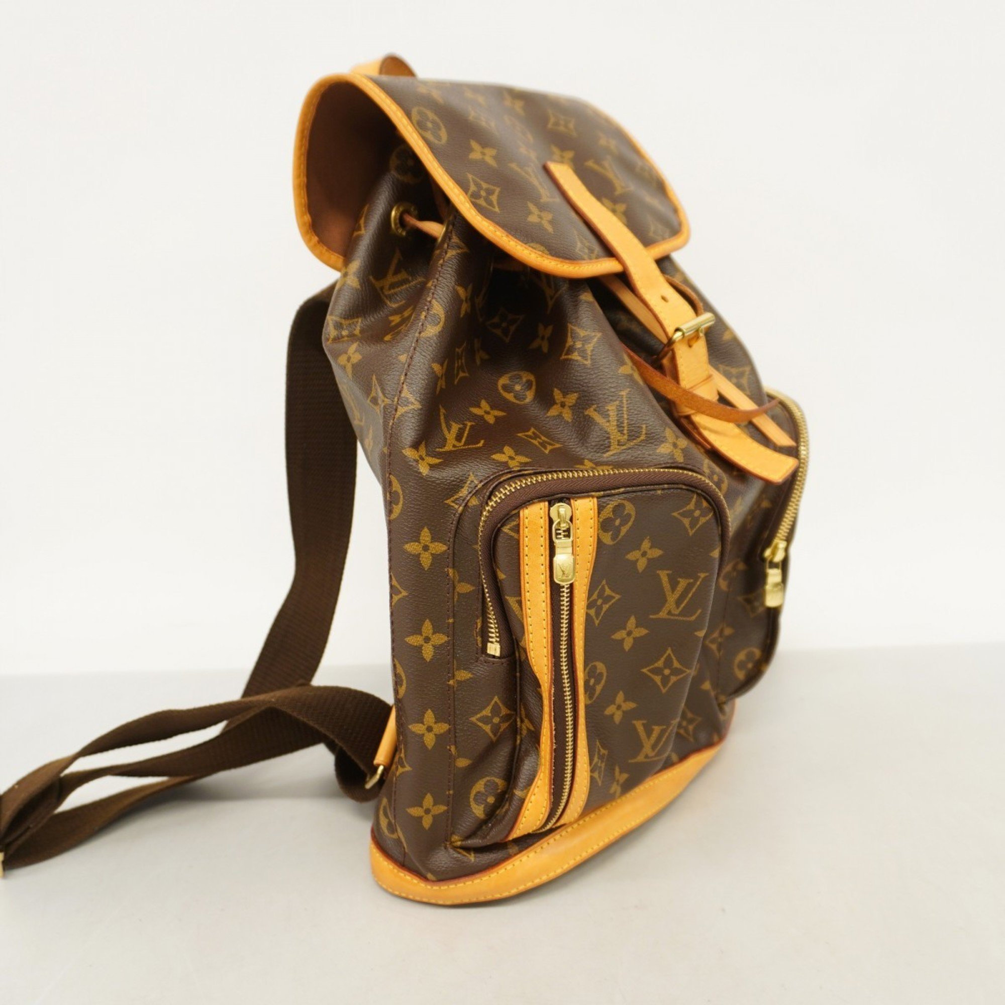 Louis Vuitton Backpack Daypack Monogram Sac Adobo Fall M40107 Brown Women's