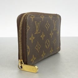 Louis Vuitton Long Wallet Monogram Zippy Compact M40499 Brown Men's Women's