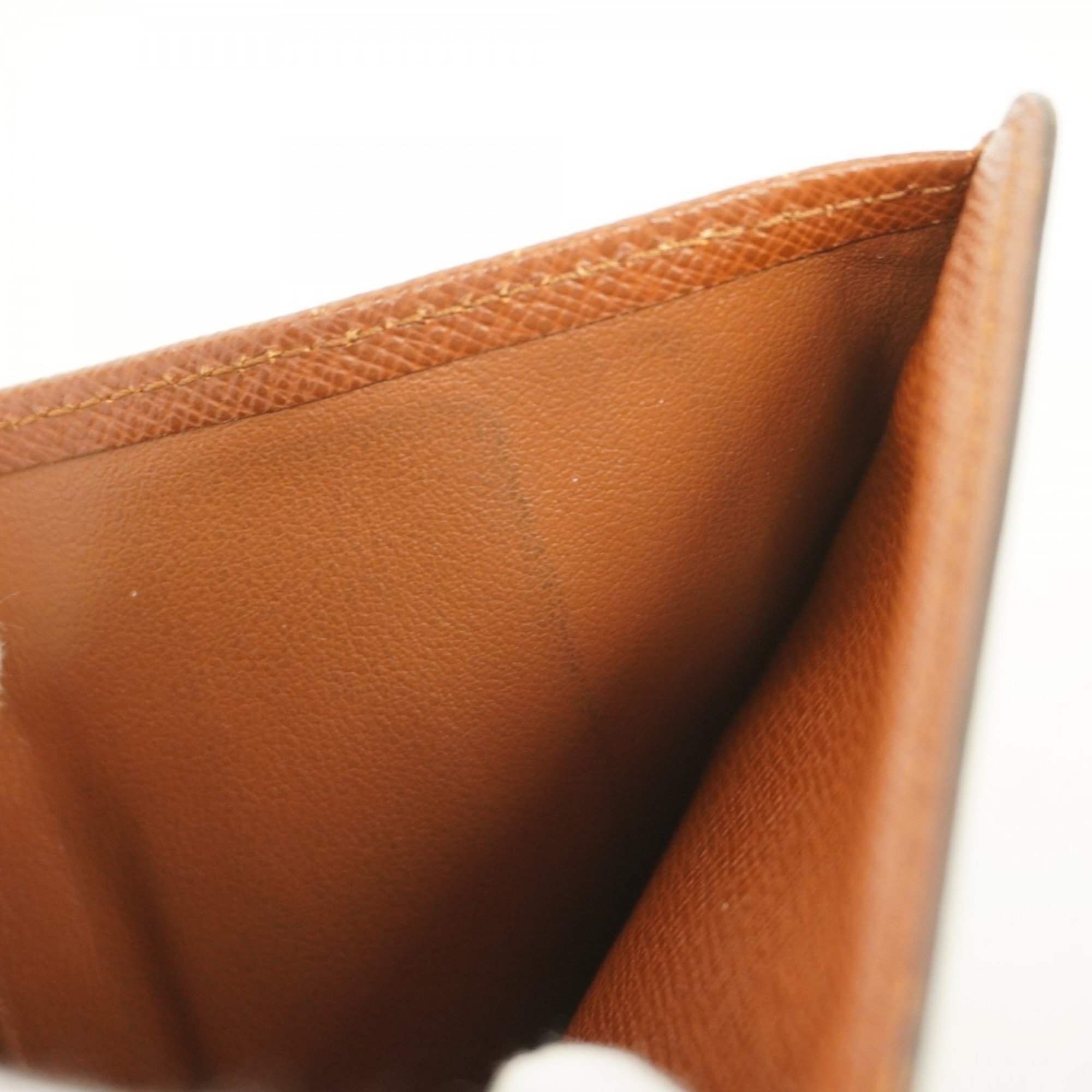 Louis Vuitton Wallet Monogram Compact Zip M61667 Brown Men's Women's