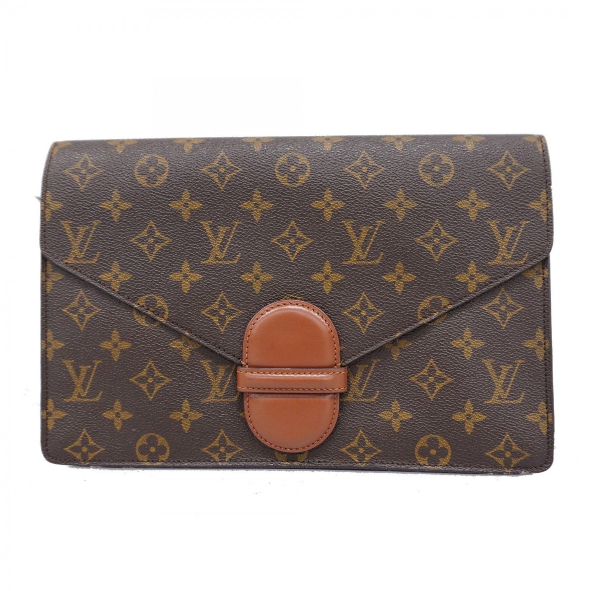 Louis Vuitton Clutch Bag Monogram Ranelagh M51782 Brown Women's