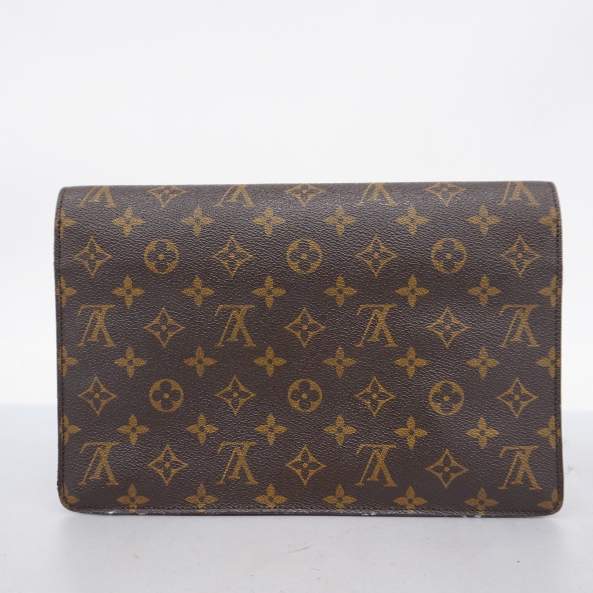 Louis Vuitton Clutch Bag Monogram Ranelagh M51782 Brown Women's