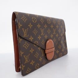 Louis Vuitton Clutch Bag Monogram Ranelagh M51782 Brown Women's