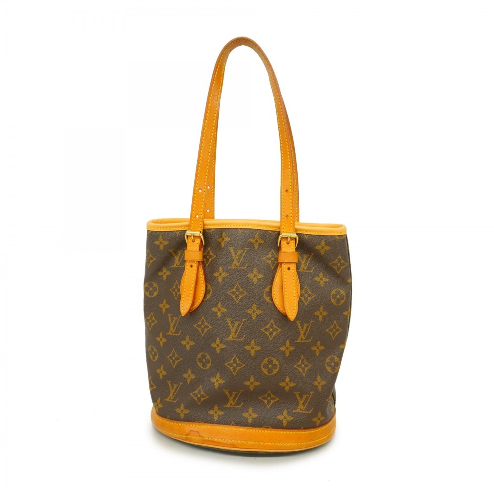 Louis Vuitton Tote Bag Monogram Bucket PM M42238 Brown Women's