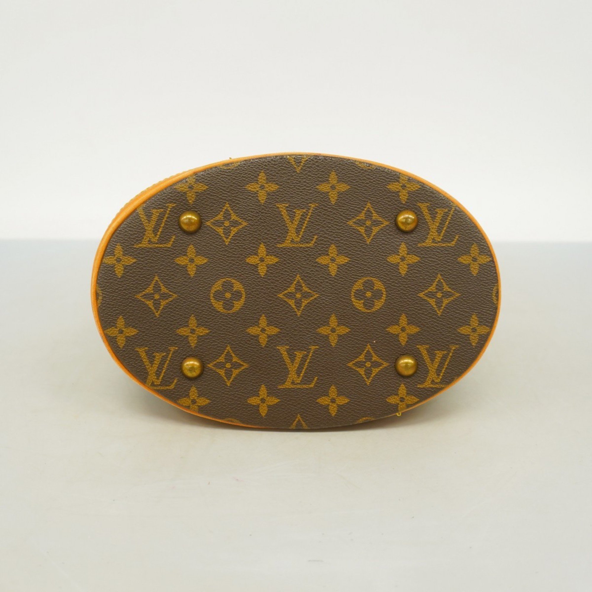 Louis Vuitton Tote Bag Monogram Bucket PM M42238 Brown Women's