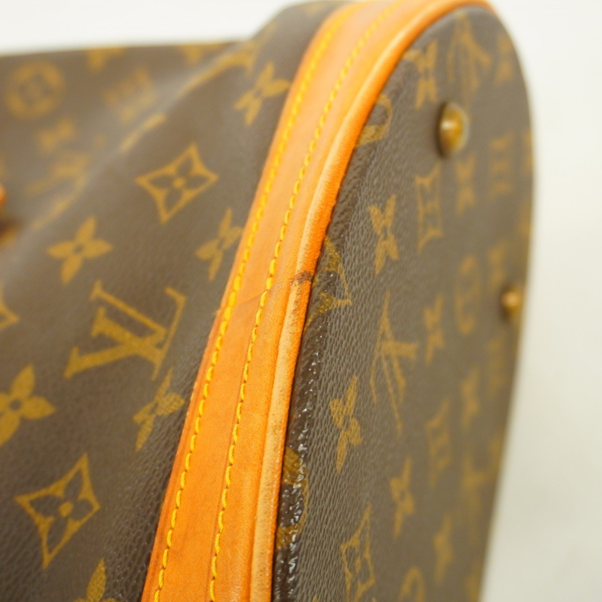 Louis Vuitton Tote Bag Monogram Bucket PM M42238 Brown Women's