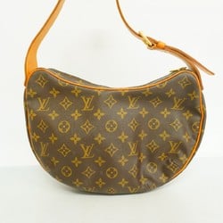 Louis Vuitton Shoulder Bag Monogram Pochette Croissant M51510 Brown Women's