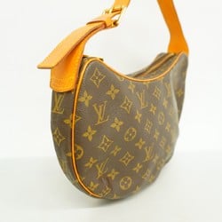 Louis Vuitton Shoulder Bag Monogram Pochette Croissant M51510 Brown Women's