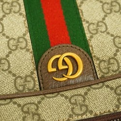 Gucci Pouch GG Supreme Ophidia 760019 Brown Green Red Women's