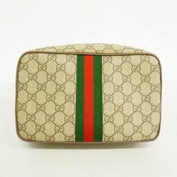 Gucci Pouch GG Supreme Ophidia 760019 Brown Green Red Women's