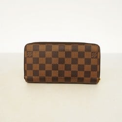 Louis Vuitton Long Wallet Damier Zippy N41661 Ebene Men's Women's