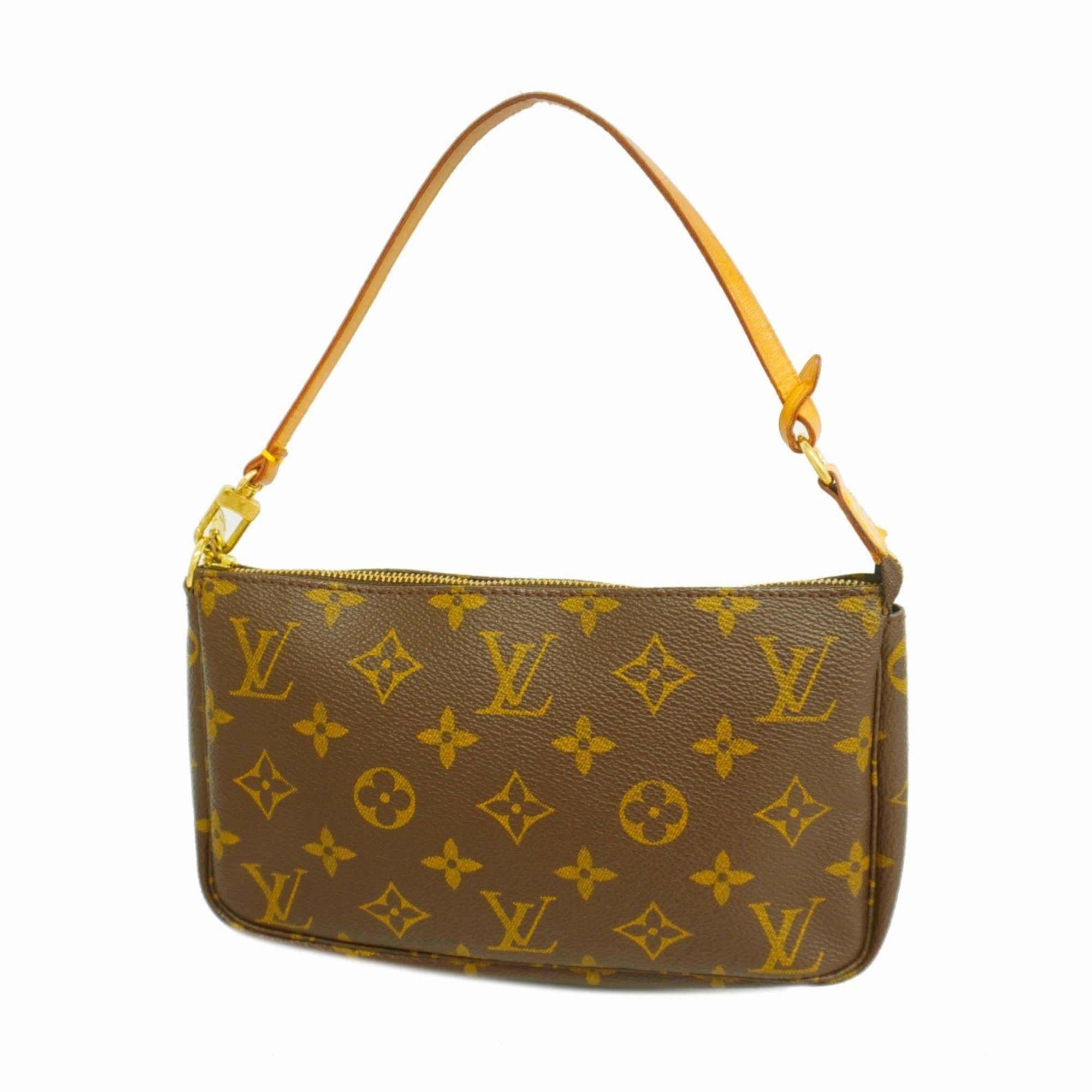 Louis Vuitton Pouch Monogram Pochette Accessoires M51980 Brown Women's