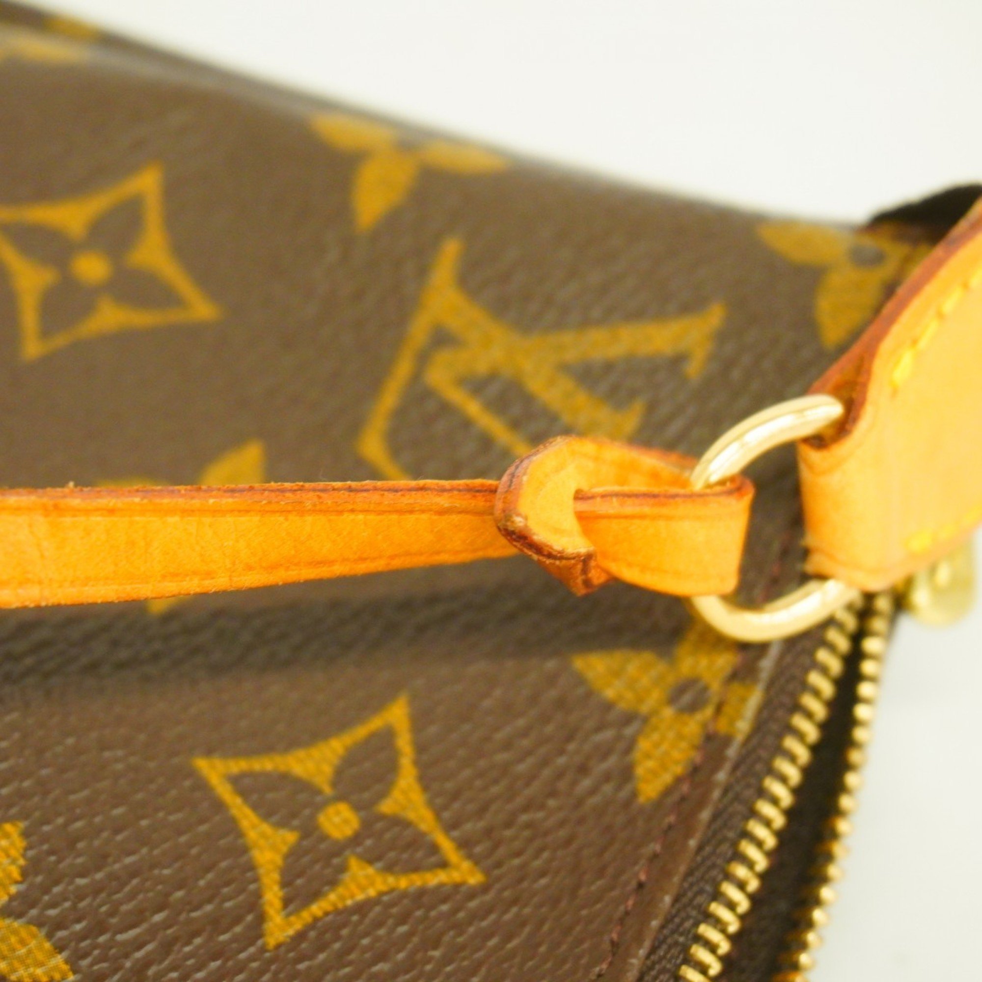 Louis Vuitton Pouch Monogram Pochette Accessoires M51980 Brown Women's