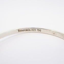 Tiffany Bangle Hook & Eye K18YG Yellow Gold Silver 925 Ladies