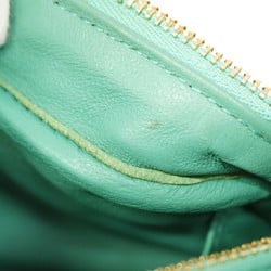 Chanel Shoulder Bag Matelasse Lambskin Mint Green Women's