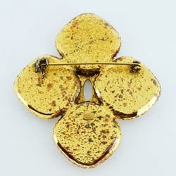 Chanel Brooch Coco Mark GP Plated Gold Ladies