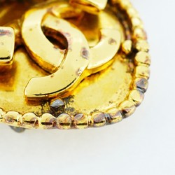 Chanel Brooch Coco Mark GP Plated Gold Ladies