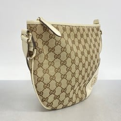 Gucci Shoulder Bag GG Canvas 169998 Brown Women's