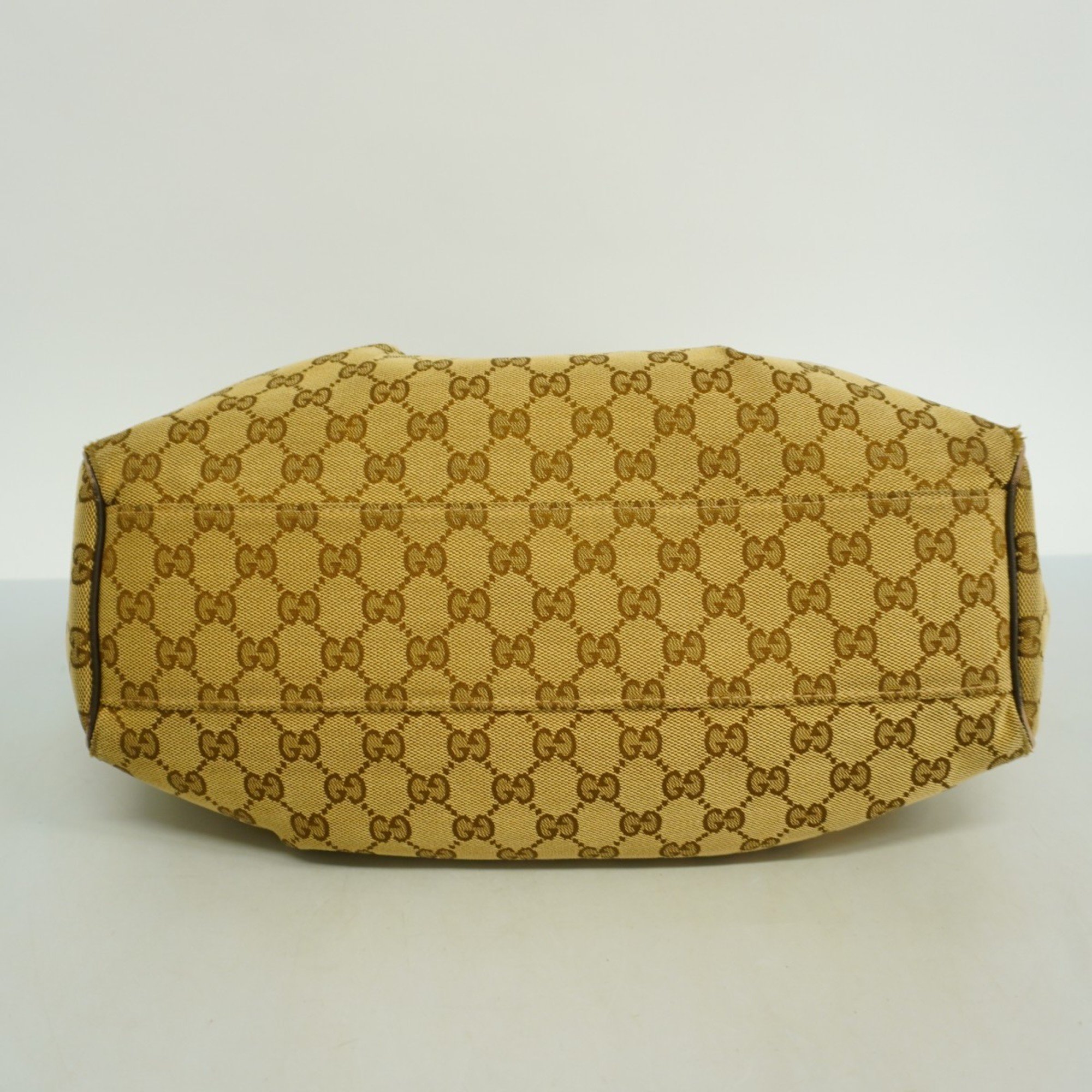 Gucci Handbag GG Canvas 211944 Brown Champagne Ladies