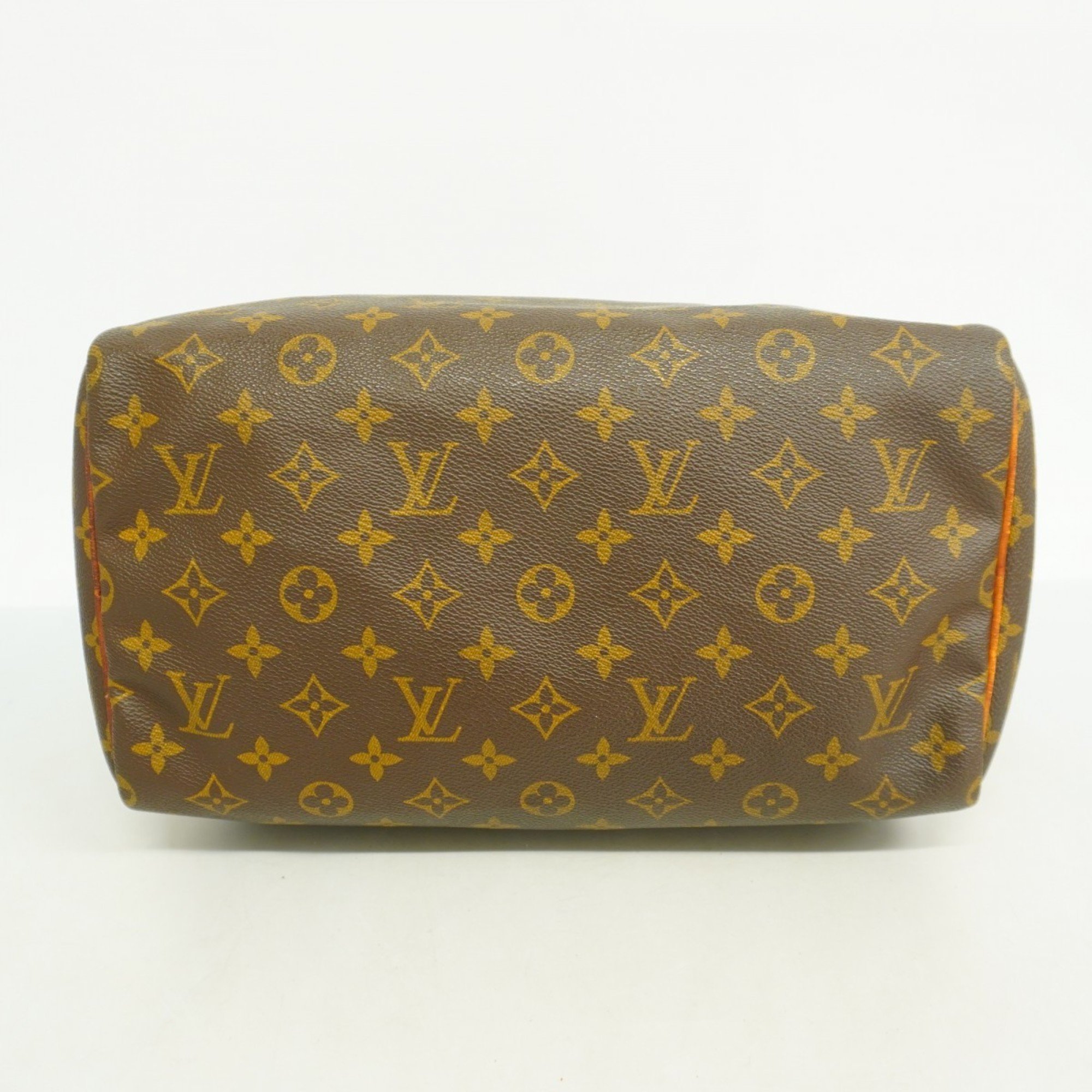 Louis Vuitton Handbag Monogram Speedy 30 M41108 Brown Ladies