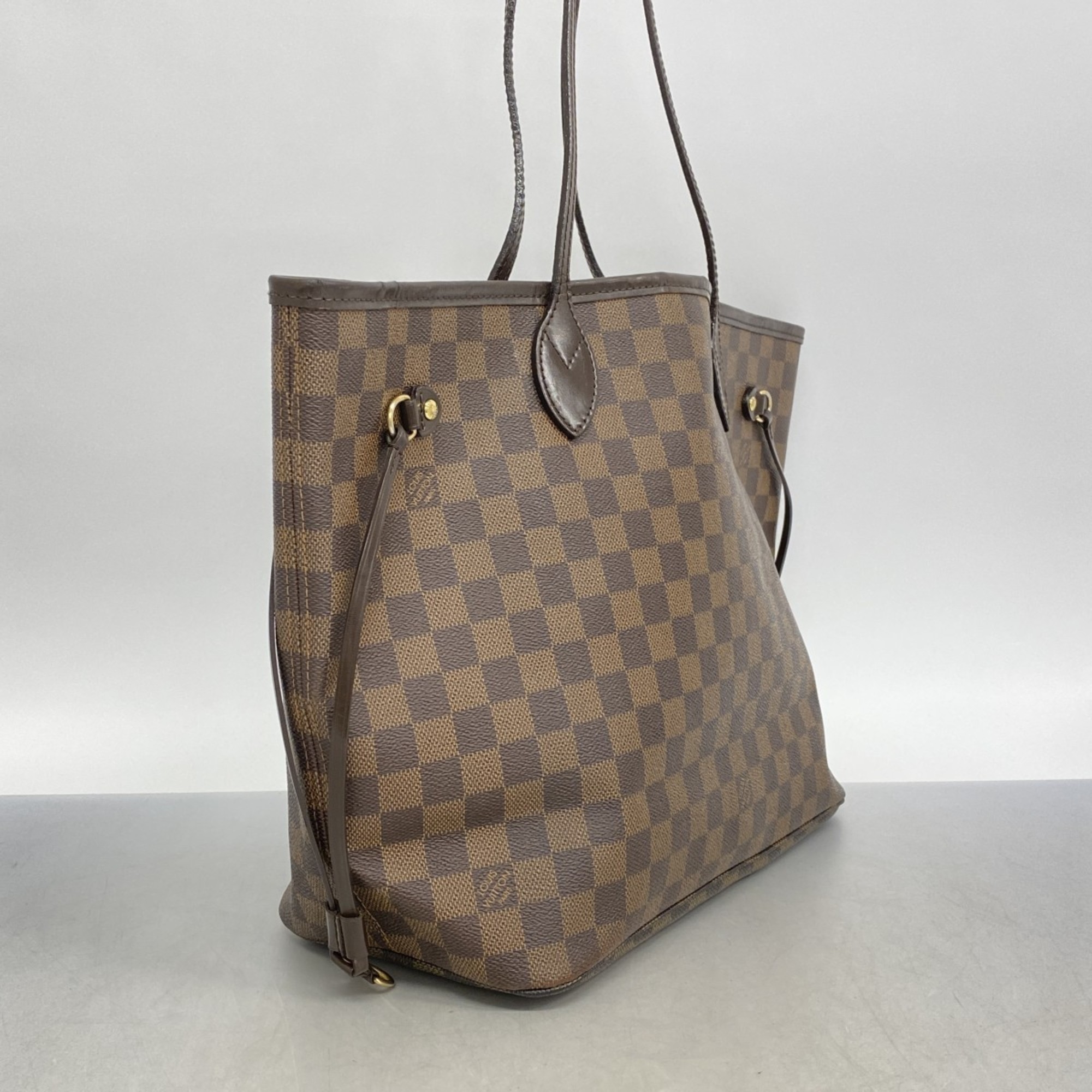 Louis Vuitton Tote Bag Damier Neverfull MM N51105 Ebene Women's