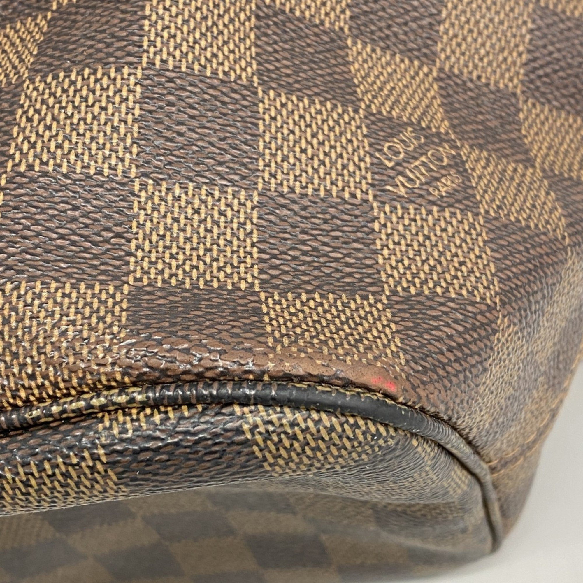 Louis Vuitton Tote Bag Damier Neverfull MM N51105 Ebene Women's